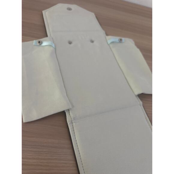 Ross Simons Jewelry Pouch Holder Bag case brown with box presentation case - Picture 4 of 7